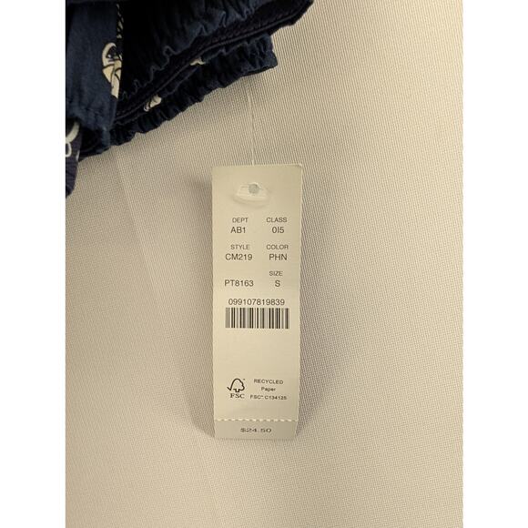 NWT J.Crew Printed boxers in cotton in Peanuts Halloween Navy size Small - Picture 5 of 6